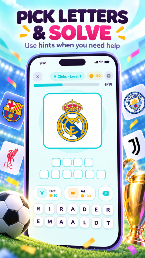 Football Logo Quiz Guess Team screenshot 1
