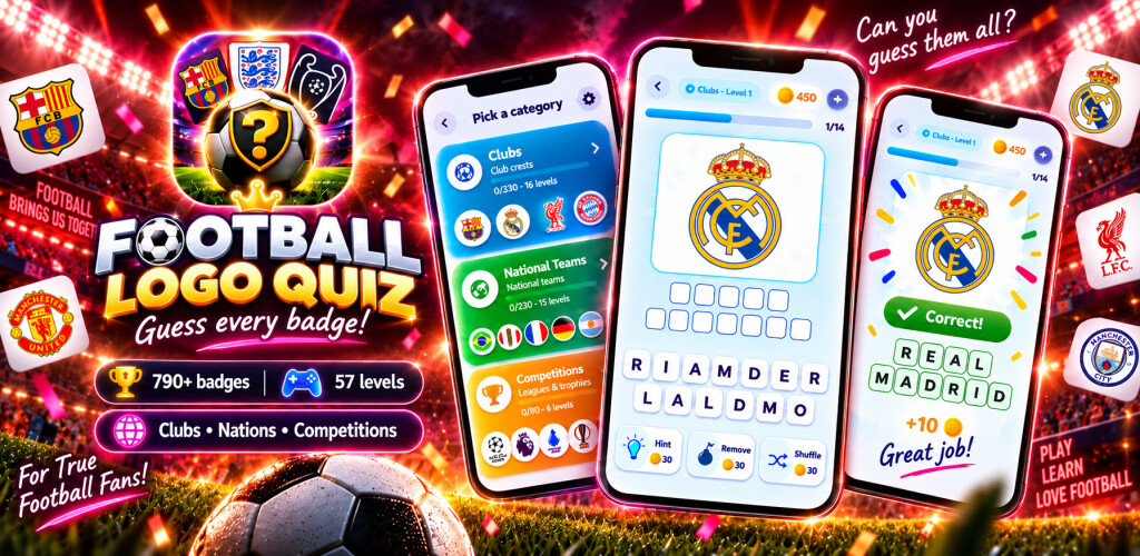 Football Logo Quiz Guess Team key art