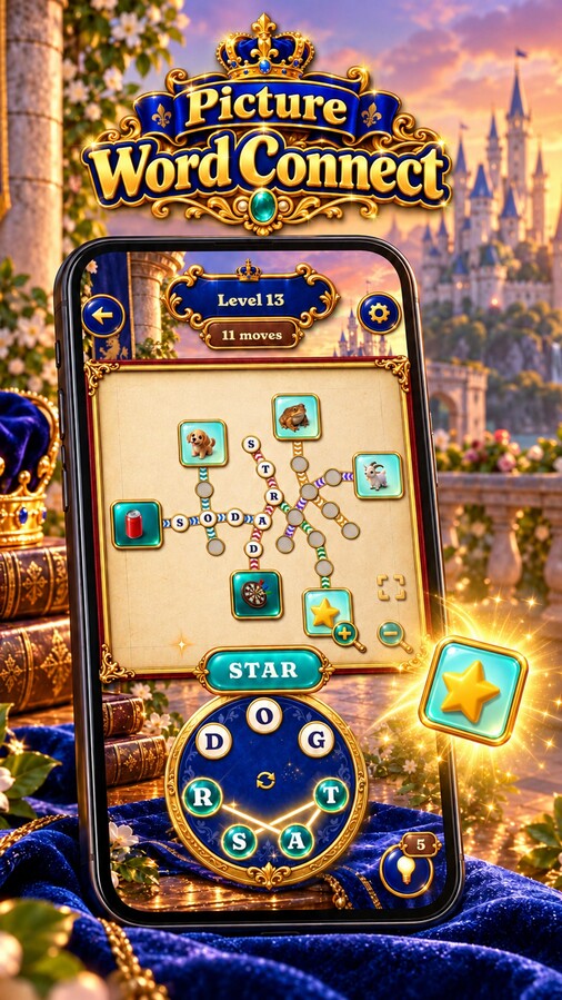 Picture Word Connect Word Quiz screenshot 2